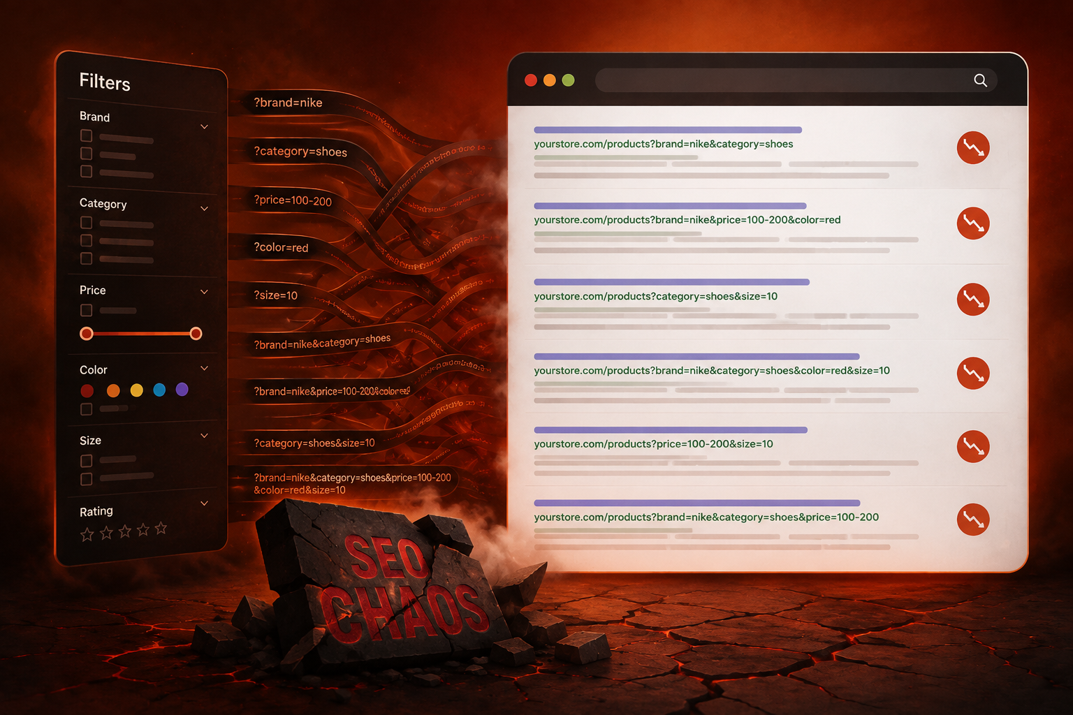 Faceted Navigation Nightmares — How Filters Create SEO Chaos