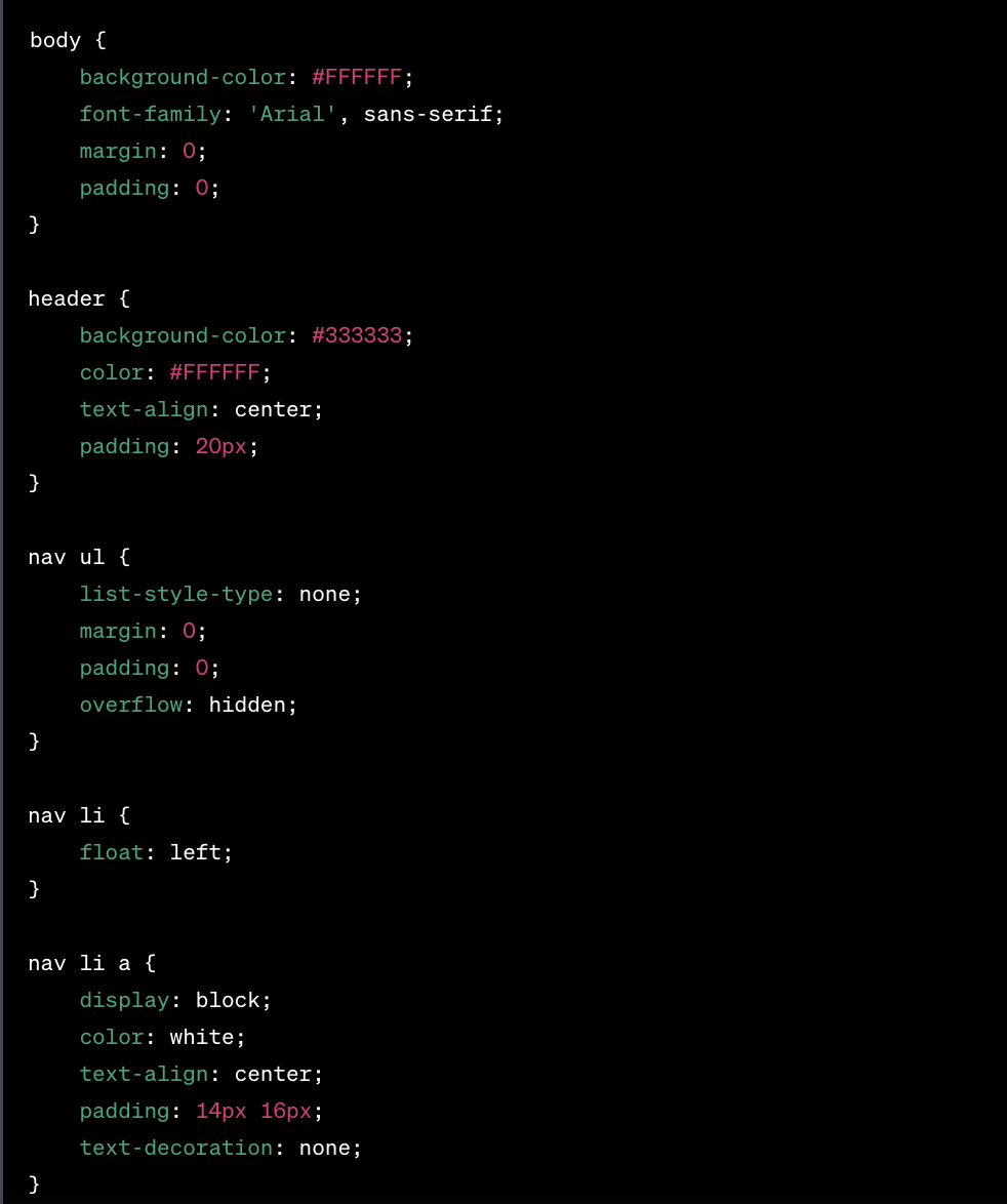 Before CSS Compression